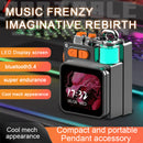 Parlante Metalico Bluetooth Con Pantalla Tactil Dk08 Rgb